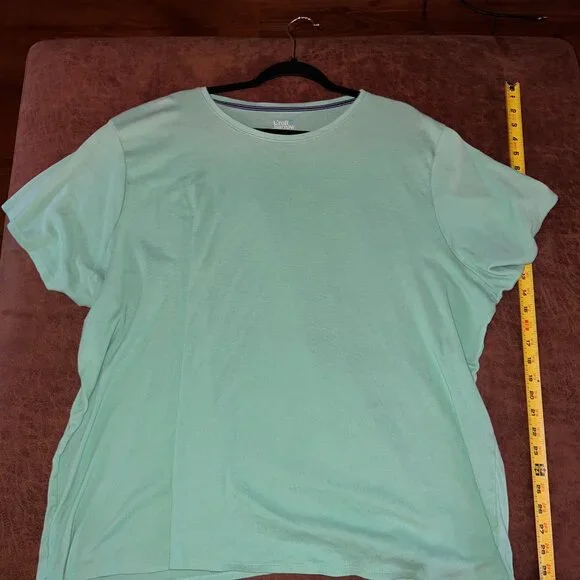 Croft & Barrow 4X Classic Tee – Mint Green – 100% Cotton - Picture 1 of 2